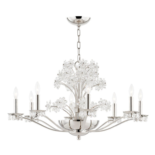 Hudson Valley Lighting Beaumont Chandelier in Polished Nickel 4438-PN