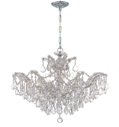 Crystorama Maria Theresa 6 Light Spectra Crystal Polished Chrome Chandelier 4439-CH-CL-SAQ