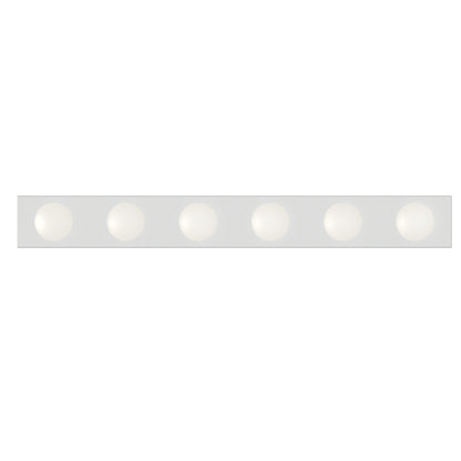 Maxim Essentials 6-Light Bath Vanity Strip Light in Polished Chrome 4456PC