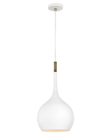 Hinkley Lighting Ziggy Medium Pendant Chalk White 4457CI