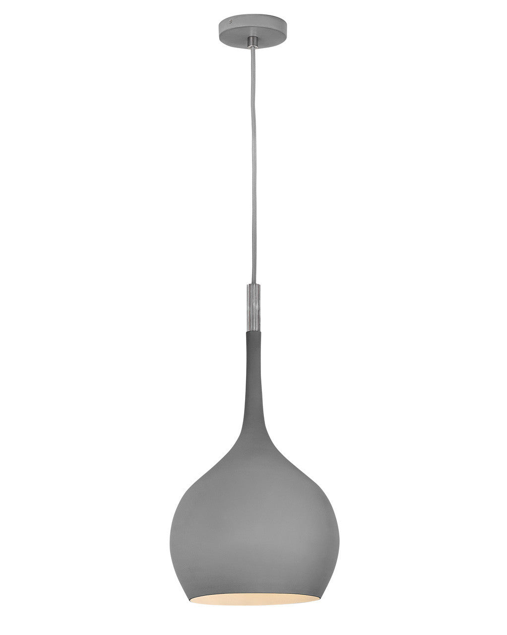 Hinkley Lighting Ziggy Medium Pendant Matte Gray 4457MG