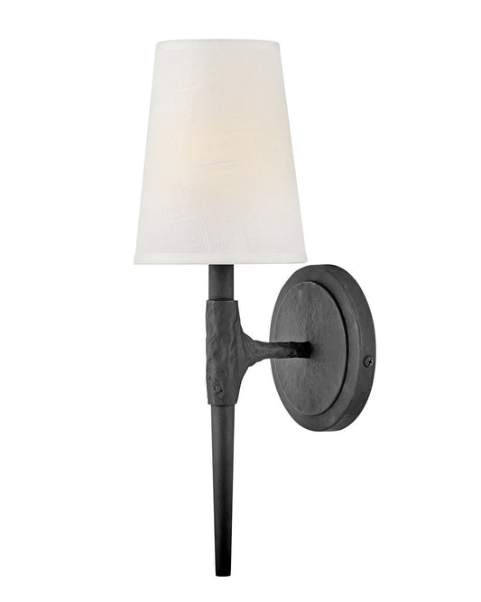 Hinkley Lighting Beaumont Single Light Sconce Black 4460BK