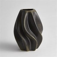 Global Views Studio A Home Twist Vase-Bronze JG7.10018