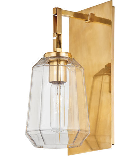 Corbett Lighting Copenhagen 1 Light Sconce in Brass 447-13-VB