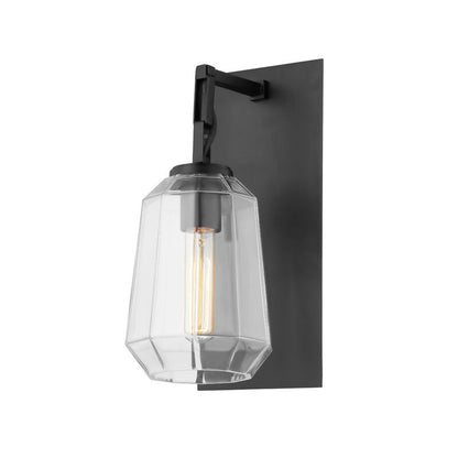 Corbett Lighting Copenhagen Wall Sconce in Black Brass 447-13-BBR