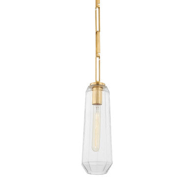 Corbett Lighting Copenhagen Pendant in Vintage Brass 447-14-VB