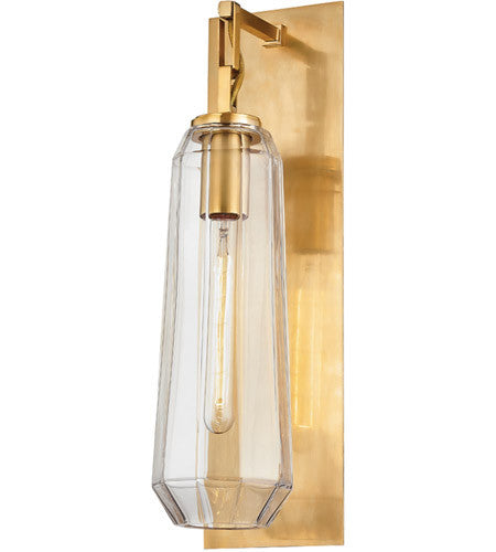 Corbett Lighting Copenhagen 1 Light Sconce in Brass 447-19-VB