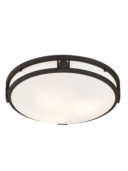 Livex Lighting Titania Collection 3 Light Bronze Ceiling Mount in Bronze 4488-07