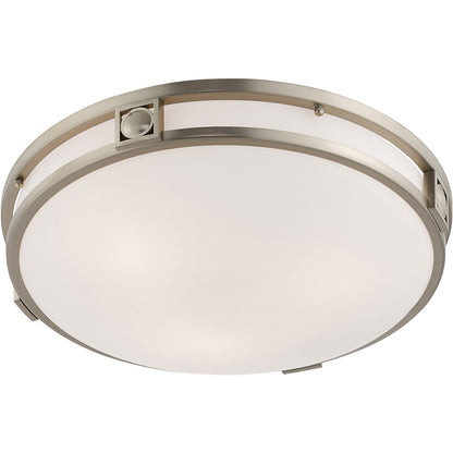 Livex Lighting Titania Collection 3 Light Brushed Nickel Ceiling Mount in Brushed Nickel 4488-91