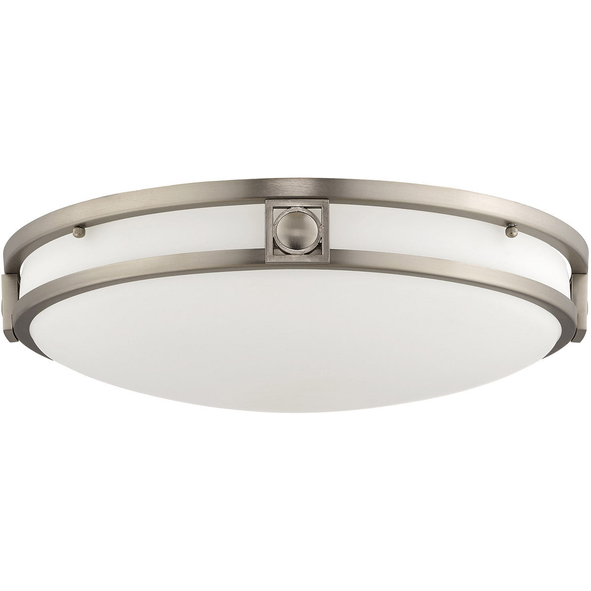 Livex Lighting Titania Collection 3 Light Brushed Nickel Ceiling Mount in Brushed Nickel 4488-91