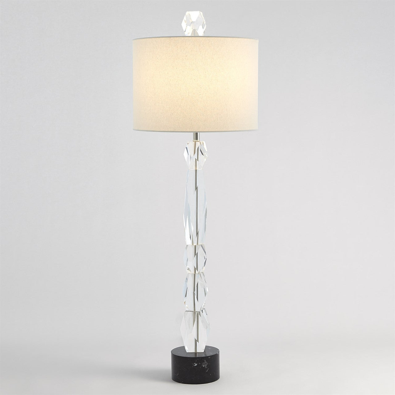 Global Views Facette Lamp with Black Marble Base RT8.80004