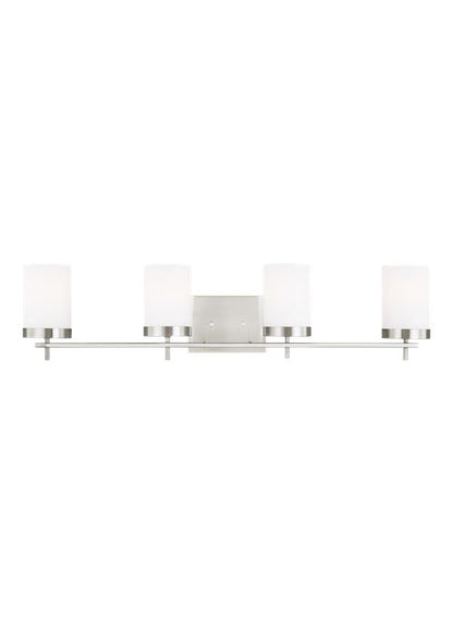 Visual Comfort Studio Sean Lavin Zire Four Light Bath in Brushed Nickel 4490304EN3-962