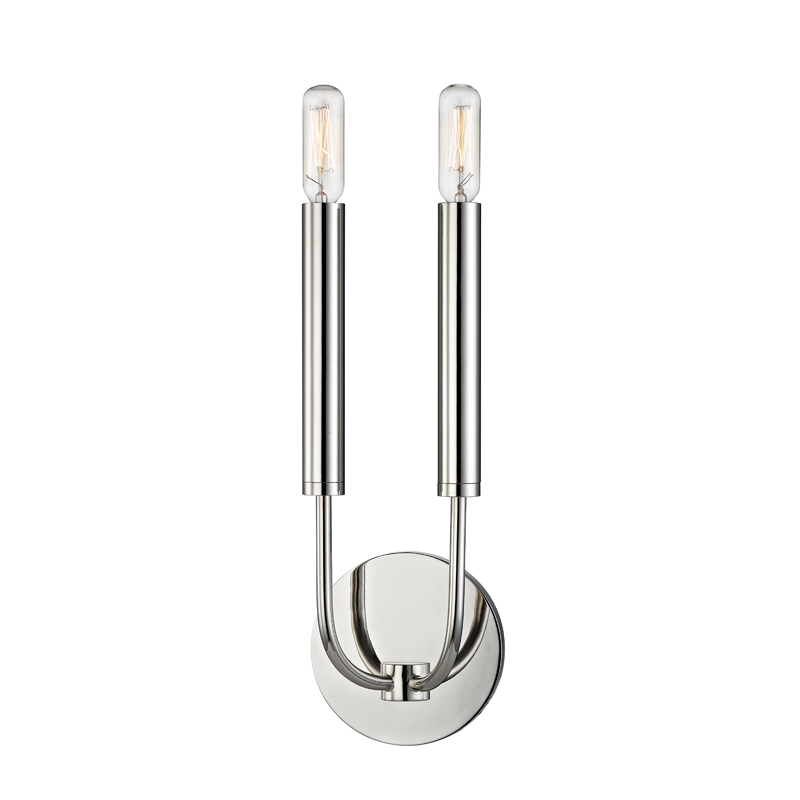 Hudson Valley Lighting Gideon Wall Sconce in Polished Nickel 2600-PN