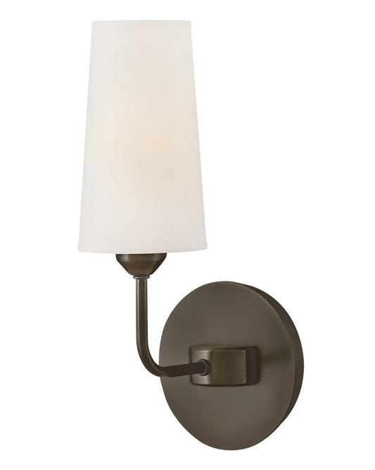 Hinkley Lighting Lewis Single Light Sconce in Black Oxide 45000BX