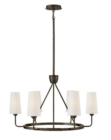 Hinkley Lighting Lewis Medium Single Tier in Black Oxide 45006BX