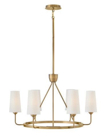 Hinkley Lighting Lewis Medium Single Tier in Heritage Brass 45006HB