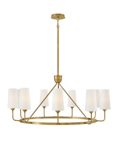 Hinkley Lighting Lewis Large Single Tier in Heritage Brass 45009HB