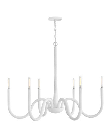 Hinkley Lighting Maris Large Chandelier Textured Plaster 45016TXP