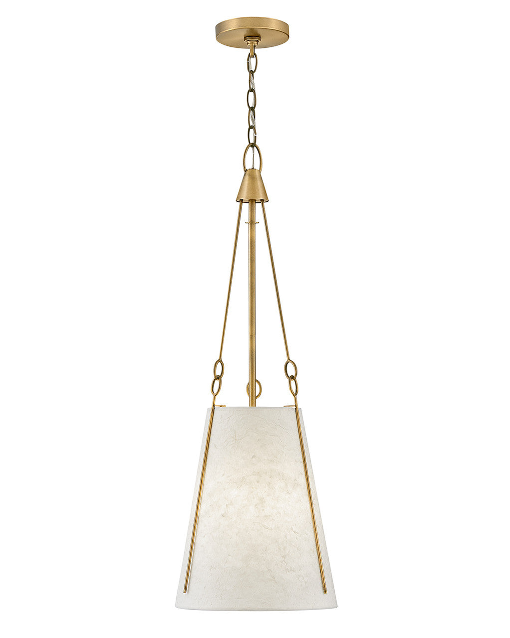 Hinkley Lighting Danvers Small Pendant Lacquered Dark Brass 45027LDB