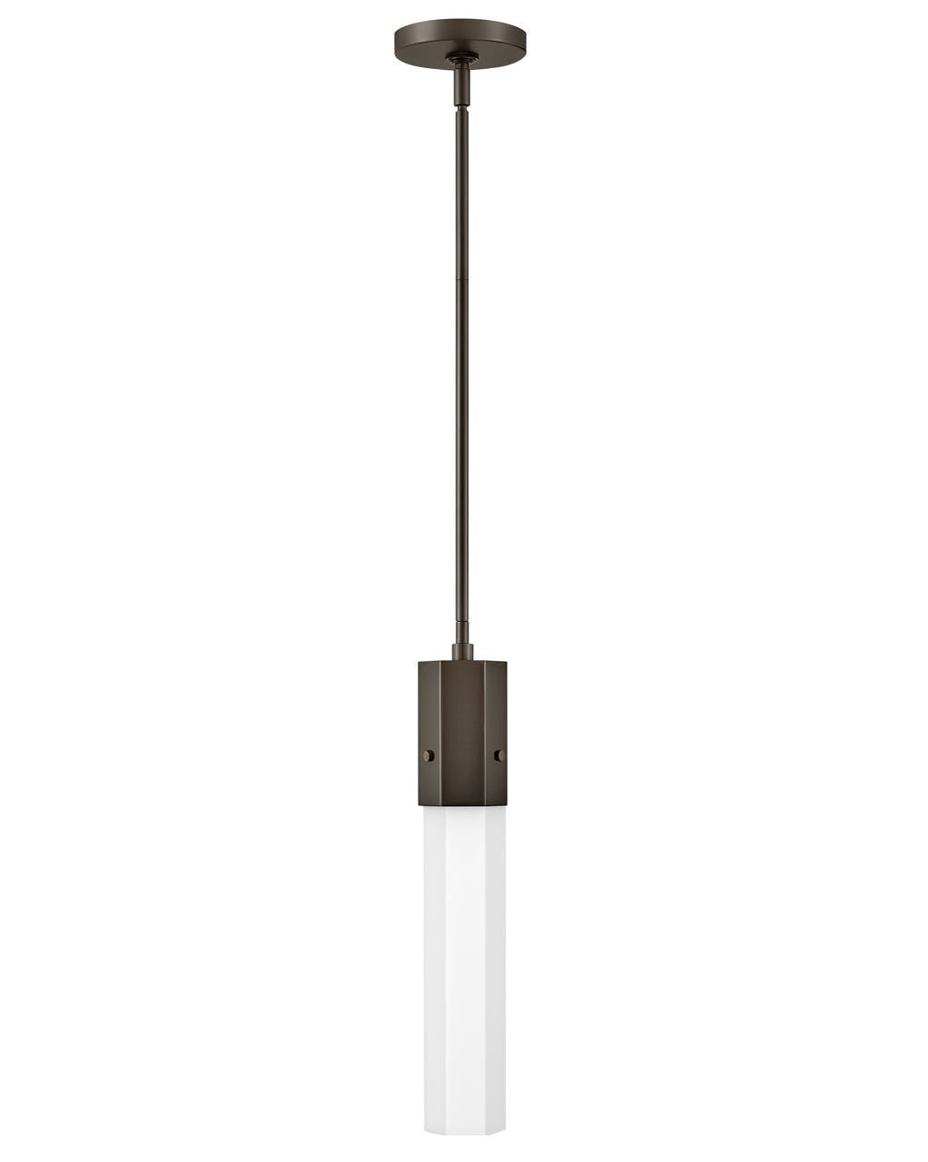 Hinkley Lighting Facet Extra Small Pendant in Black Oxide 45037BX