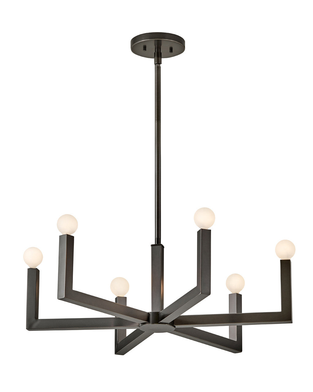 Hinkley Lighting Ezra Large Single Tier Black Oxide 45046BX