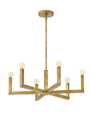 Hinkley Lighting Ezra Large Single Tier Heritage Brass 45046HB