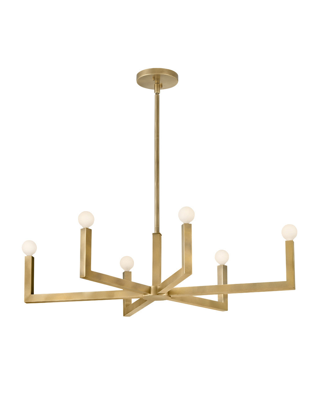 Hinkley Lighting Ezra Six Light Linear Heritage Brass 45048HB