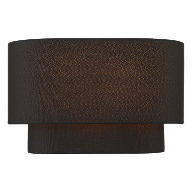 Livex Lighting Sentosa Collection 2 Light Black ADA Sconce 45082-04