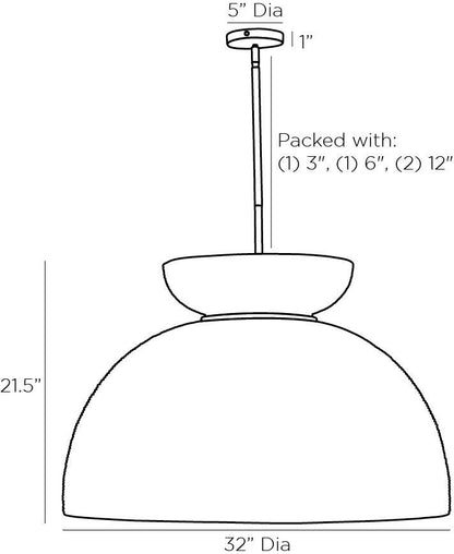 Arteriors Home Midori Pendant 45200