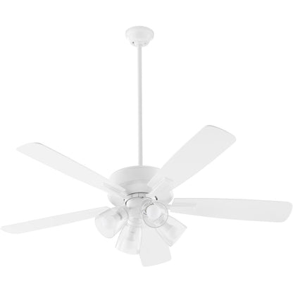 Quorum Ovation Ceiling Fan in Studio White  4525-2408