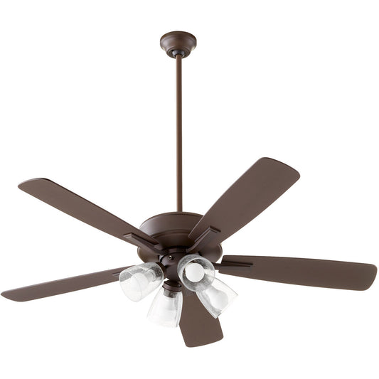 Quorum Ovation Ceiling Fan in Oiled Bronze  4525-2486