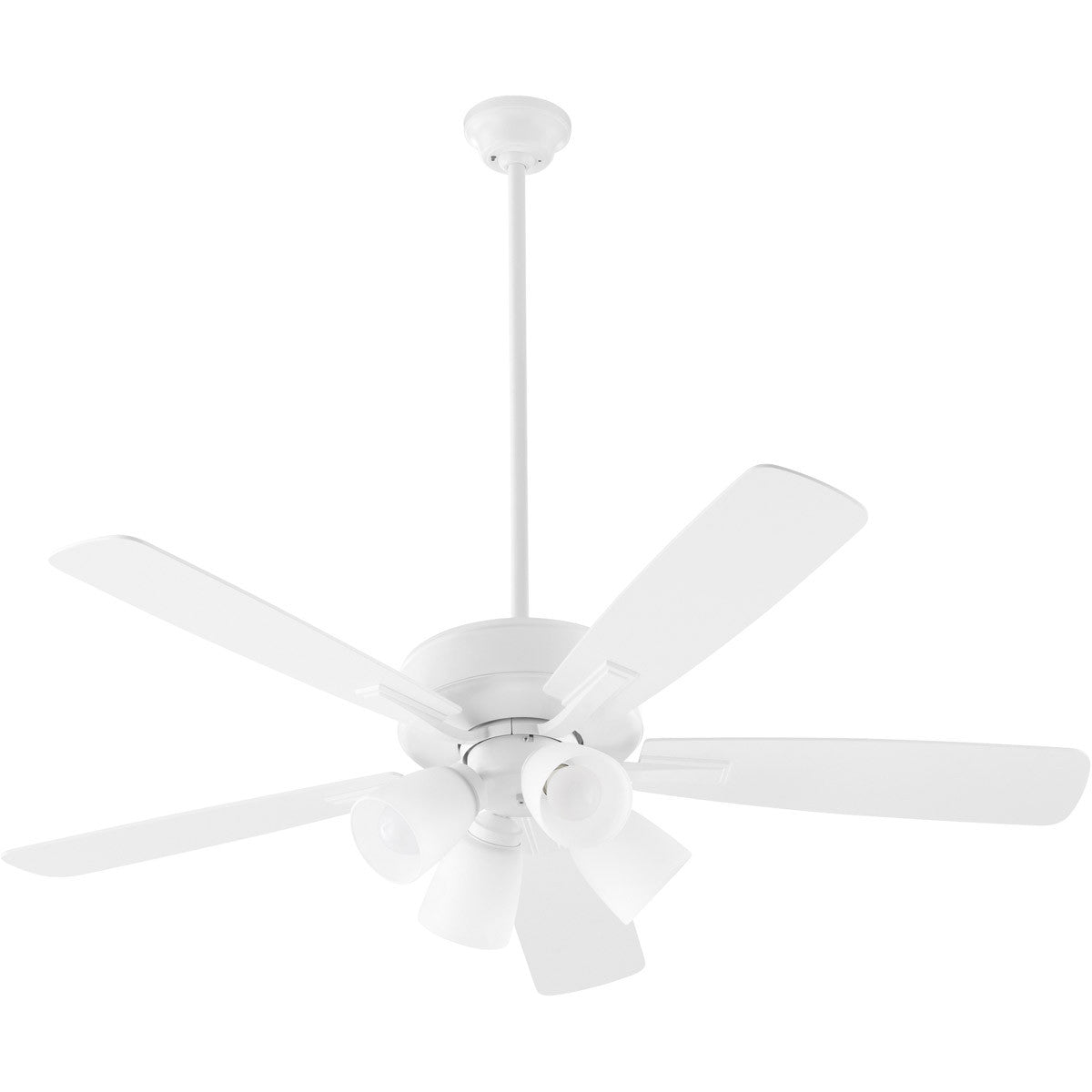 Quorum Ovation Ceiling Fan in Studio White  4525-408