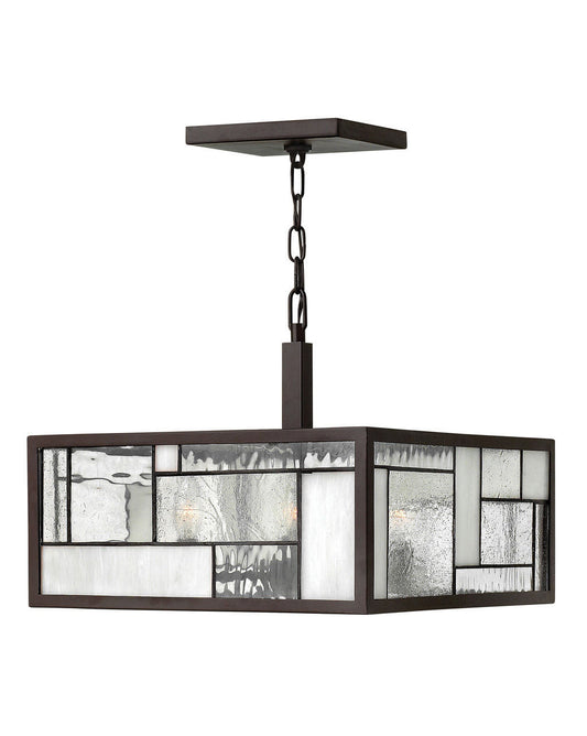 Hinkley Lighting Mondrian Medium Convertible Semi-flush Mount Buckeye Bronze 4571KZ