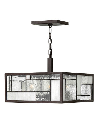 Hinkley Lighting Mondrian Medium Convertible Semi-flush Mount Buckeye Bronze 4571KZ