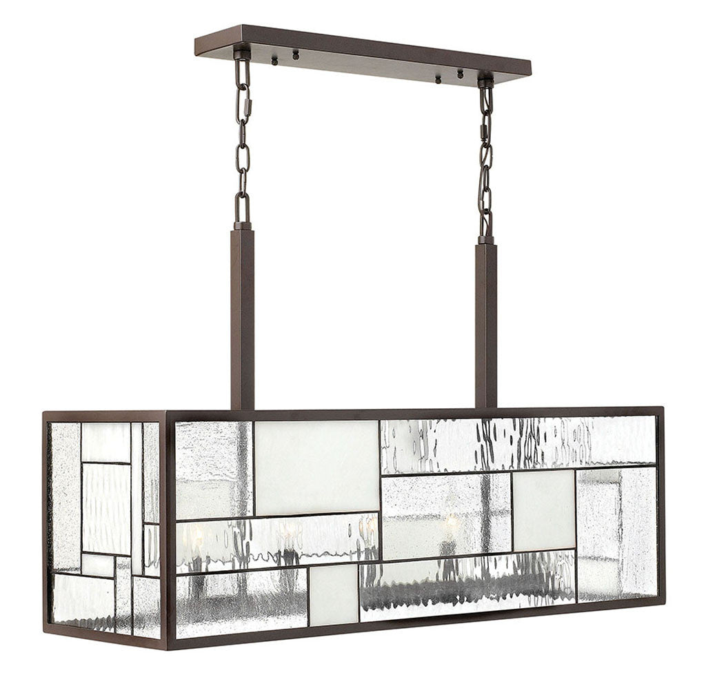 Hinkley Lighting Mondrian Five Light Linear Buckeye Bronze 4575KZ