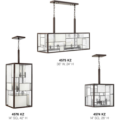 Hinkley Lighting Mondrian Large Three Tier Buckeye Bronze 4576KZ