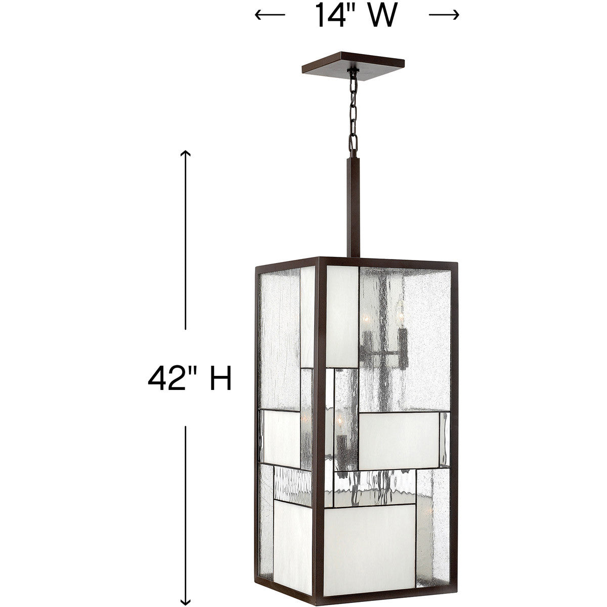 Hinkley Lighting Mondrian Large Three Tier Buckeye Bronze 4576KZ