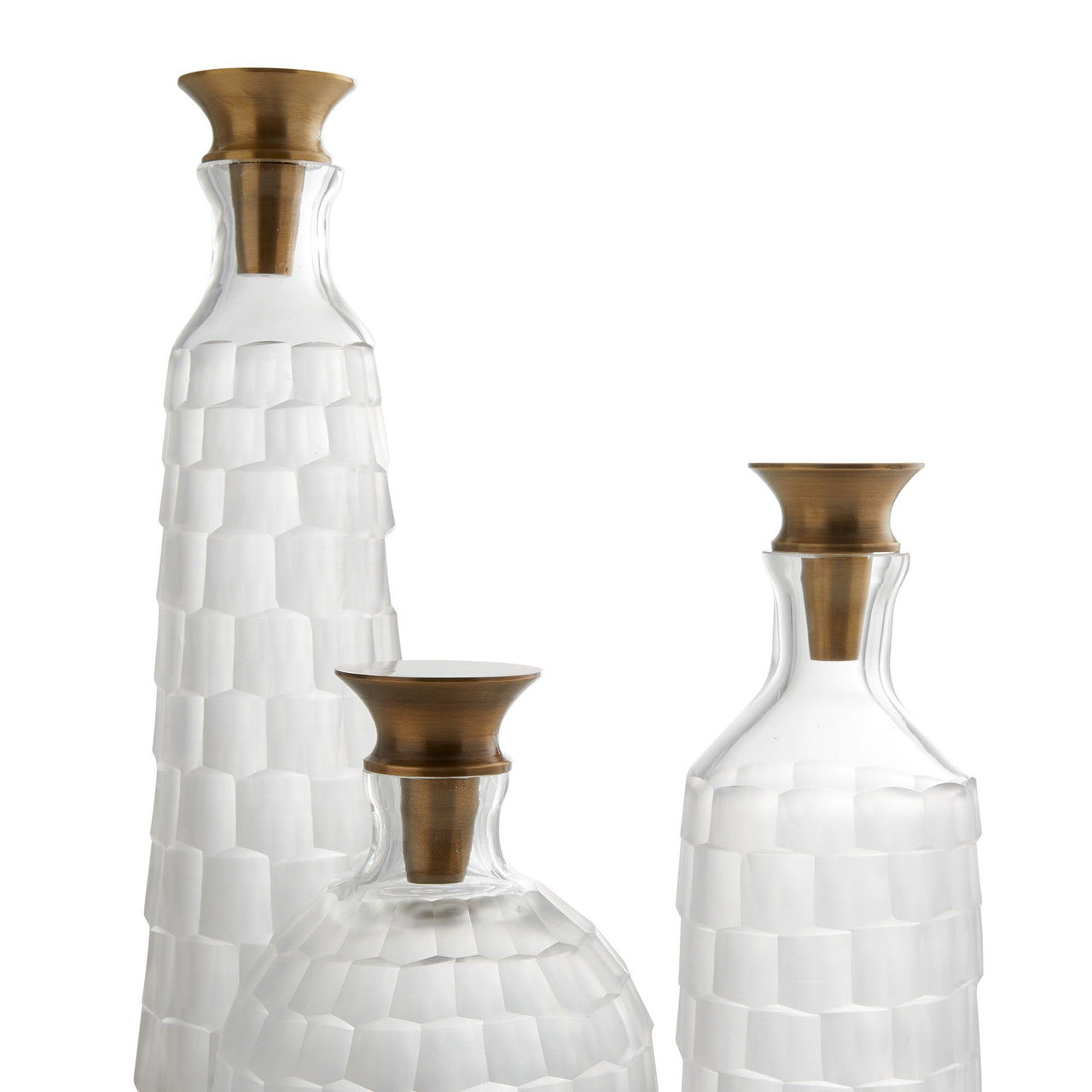 Arteriors Home Macklin Decanters Set of 3 4593