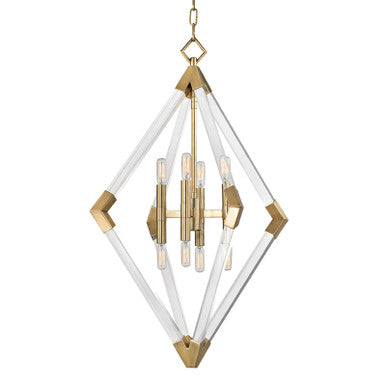 Hudson Valley Lighting Lyons Chandelier in Aged Brass 4623-AGB