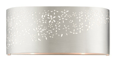 Livex Lighting Noria Collection  2 Light Brushed Nickel ADA Vanity Sconce in Brushed Nickel 46261-91