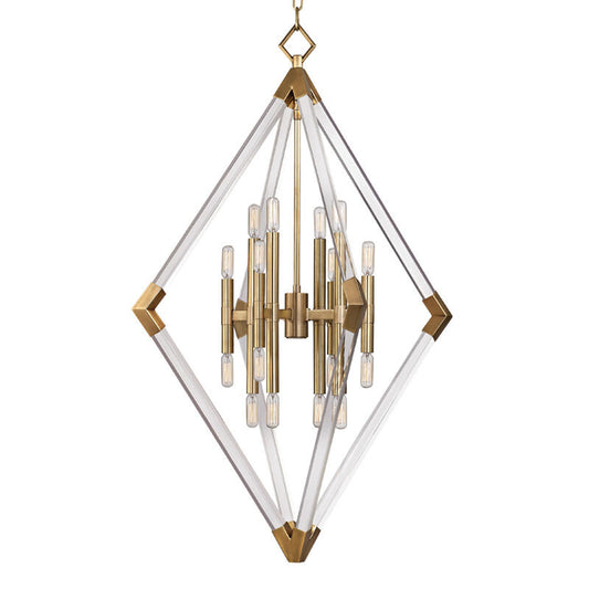 Hudson Valley Lighting Lyons Chandelier in Aged Brass 4630-AGB