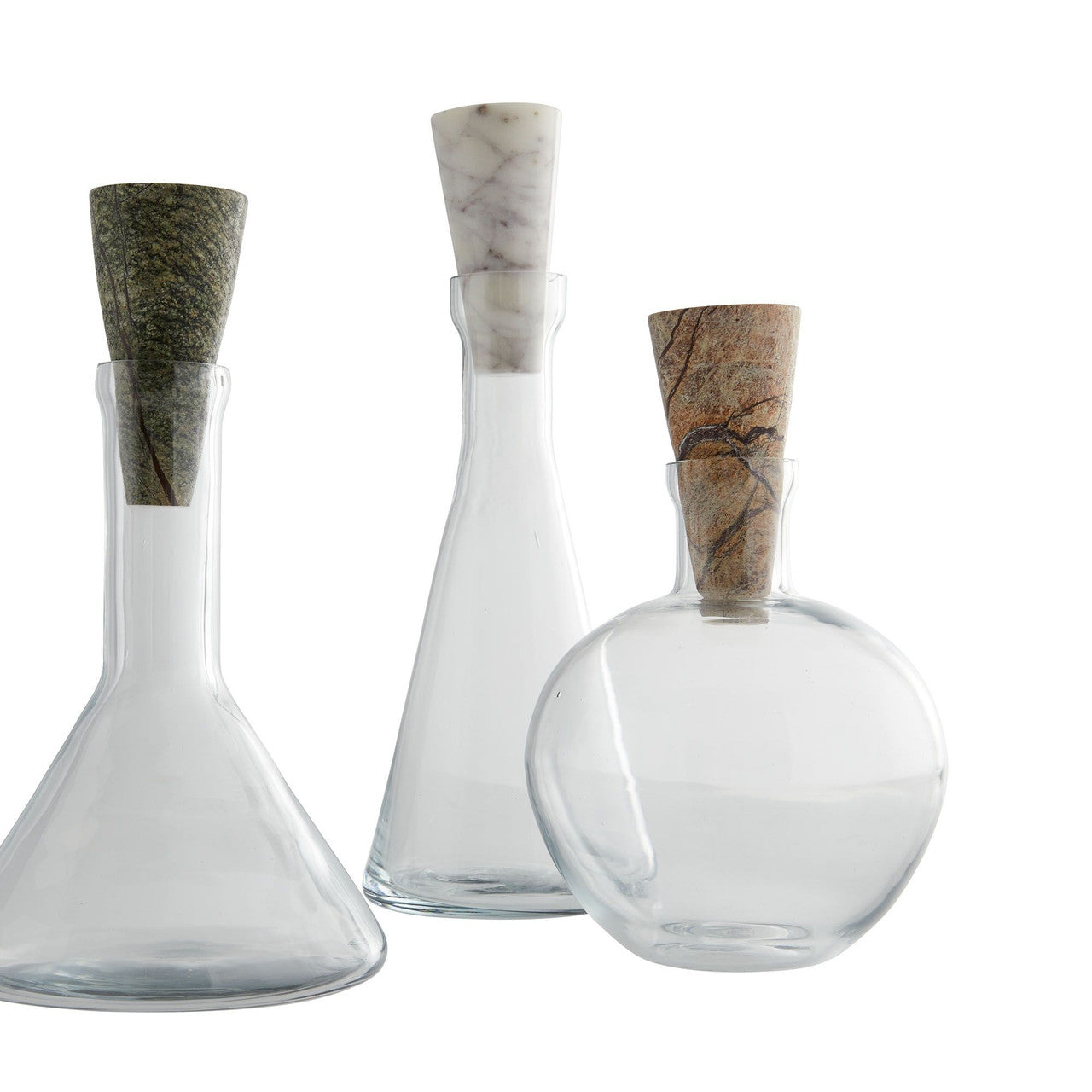 Arteriors Home Oaklee Decanters Set of 3 4633