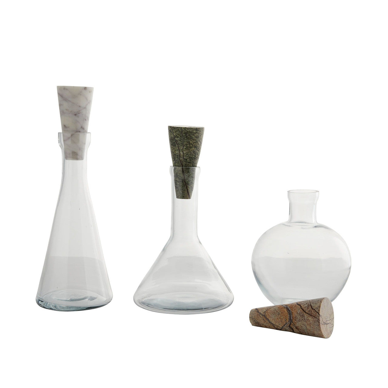 Arteriors Home Oaklee Decanters Set of 3 4633