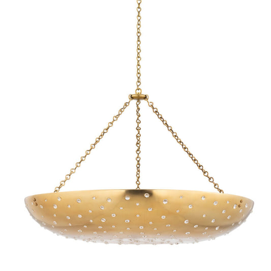 Hudson Valley Lighting Dalton Pendant in Aged Brass 4636-AGB