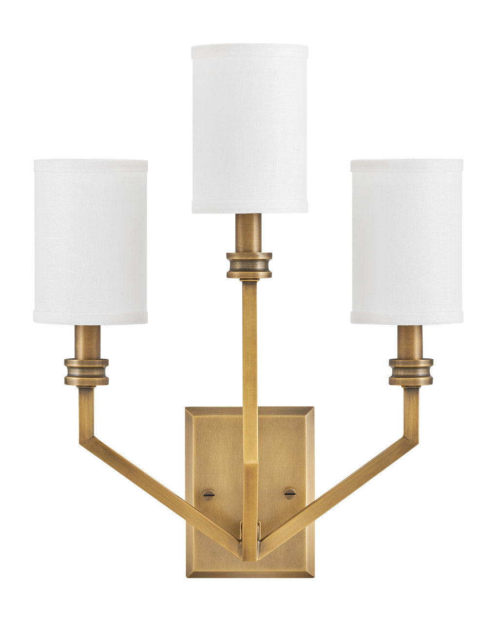 Hinkley Lighting Moore Medium Sconce Heritage Brass 46413HB