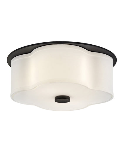 Hinkley Lighting Delaney Medium Flush Mount Black 46441BK