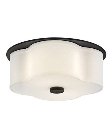 Hinkley Lighting Delaney Medium Flush Mount Black 46441BK