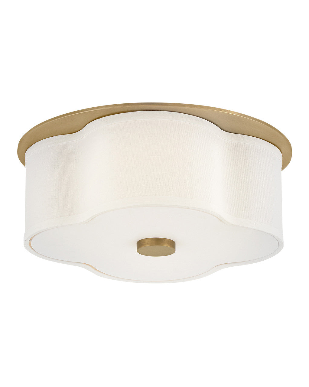 Hinkley Lighting Delaney Medium Flush Mount Heritage Brass 46441HB