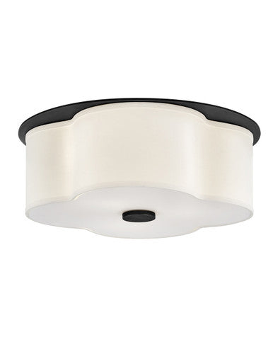 Hinkley Lighting Delaney Medium Flush Mount Black 46443BK