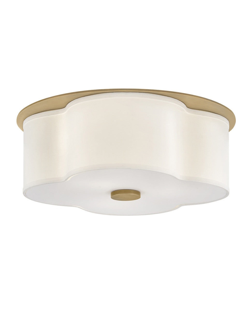 Hinkley Lighting Delaney Medium Flush Mount Heritage Brass 46443HB